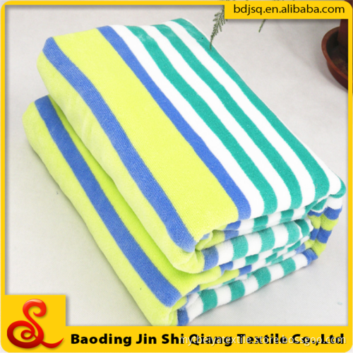 High Quality 100% Cotton Color Stripe Beach Towel Wholesale